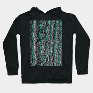 Aqua Static Hoodie